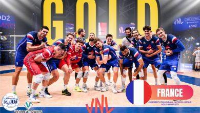 فرانسه فاتح لیگ ملت‌ های والیبال ۲۰۲۴ شد