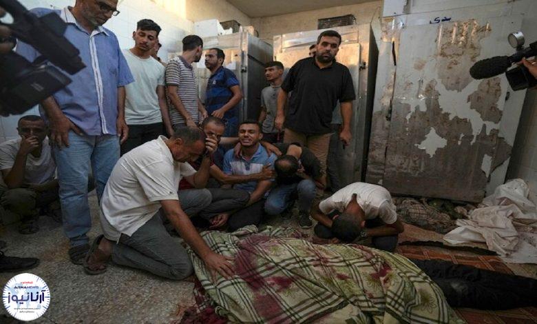 جنایت جدید صهیونیستها | شهادت بیش از ۱۰۰ فلسطینی در حمله هوایی به یک مدرسه در غزه